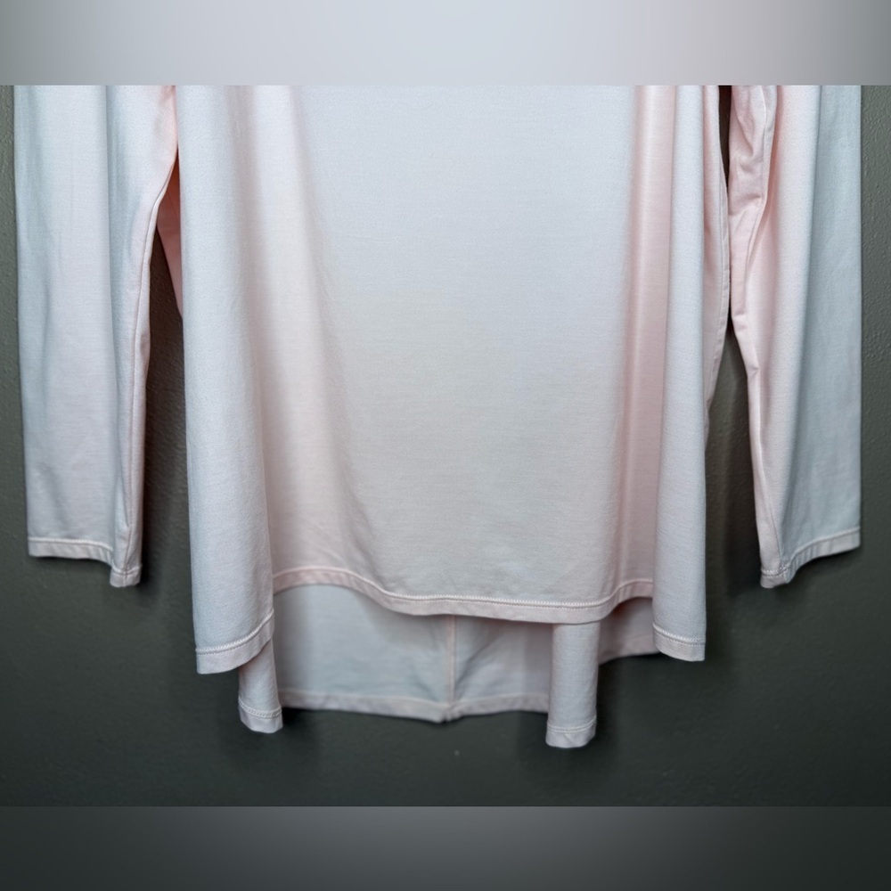 Apana Light Pink Women's 1X Activewear Top Criss-Cross Back Sport Soft&Stretchy - Picture 4 of 13
